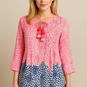 Lilly Pulitzer Boho Tassel Peasant Eede